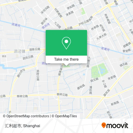 汇利超市 map
