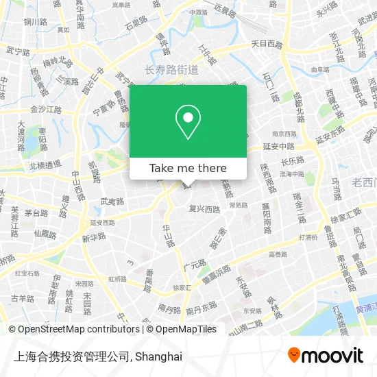 上海合携投资管理公司 map
