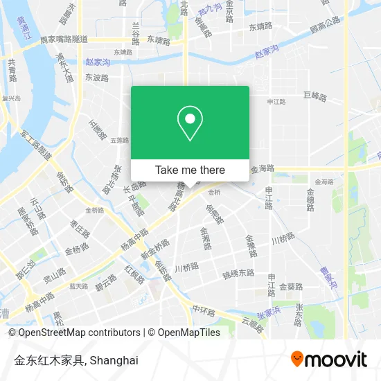 金东红木家具 map