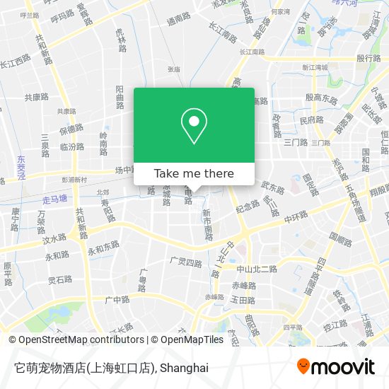 它萌宠物酒店(上海虹口店) map