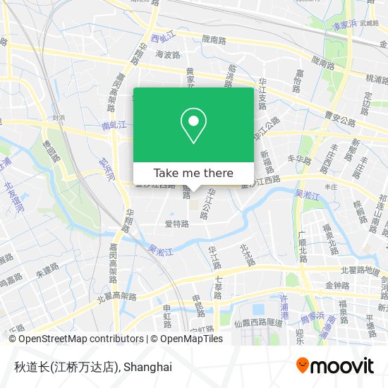 秋道长(江桥万达店) map