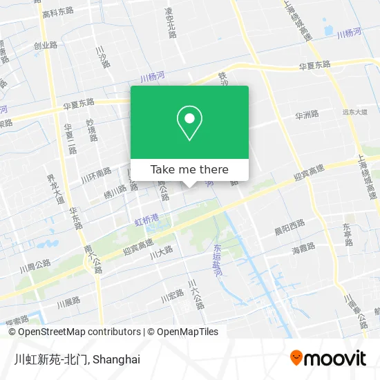 川虹新苑-北门 map