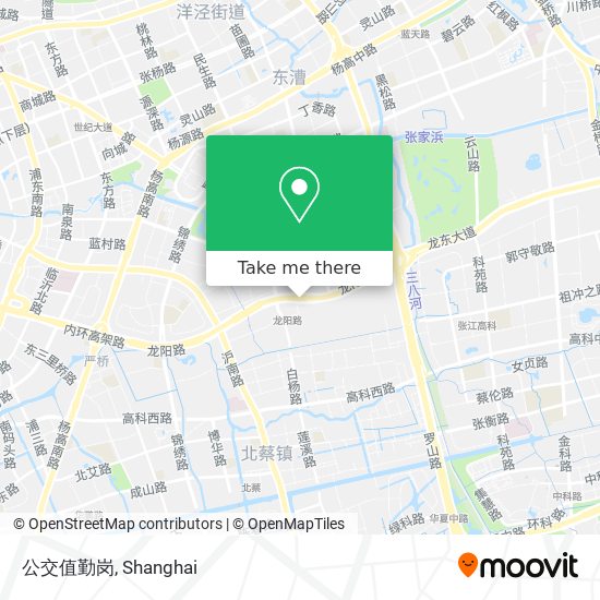 公交值勤岗 map