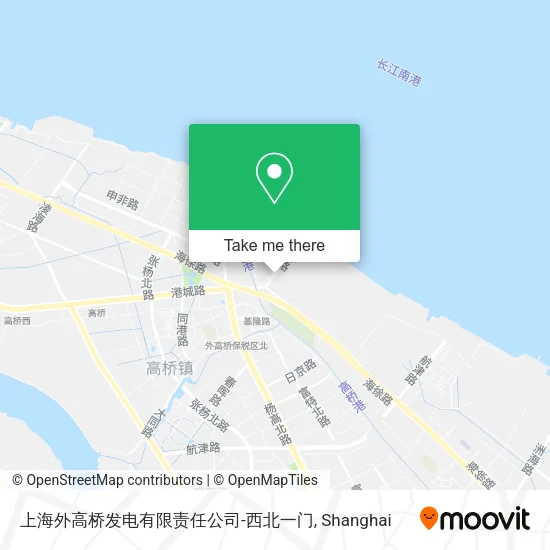 上海外高桥发电有限责任公司-西北一门 map