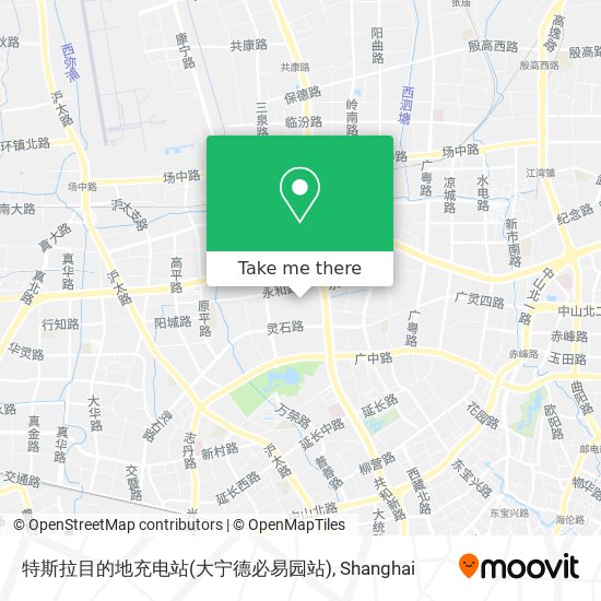 特斯拉目的地充电站(大宁德必易园站) map