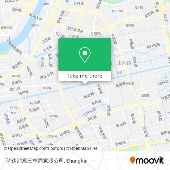 韵达浦东三林周家渡公司 map