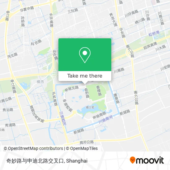 奇妙路与申迪北路交叉口 map