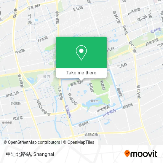 申迪北路站 map