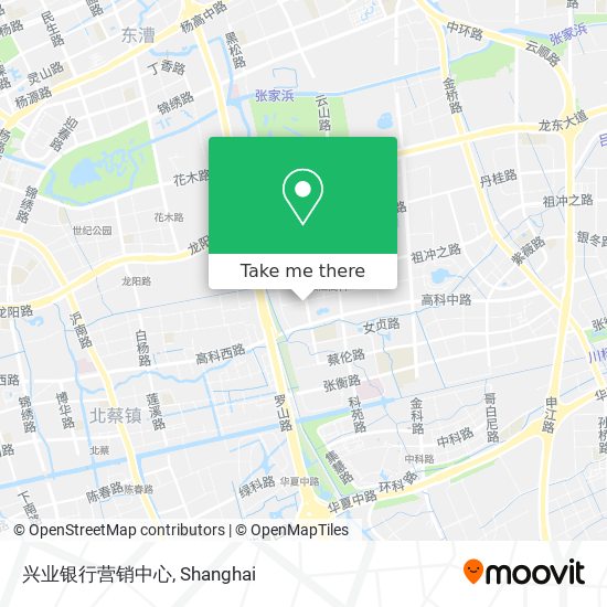 兴业银行营销中心 map