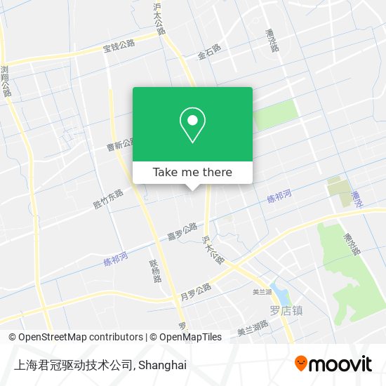 上海君冠驱动技术公司 map