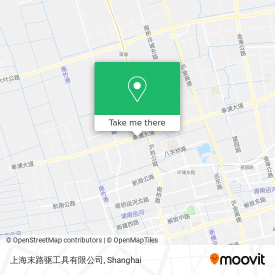 上海末路驱工具有限公司 map