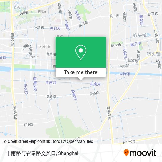 丰南路与召泰路交叉口 map