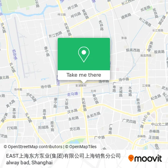 EAST上海东方泵业(集团)有限公司上海销售分公司alway bad map