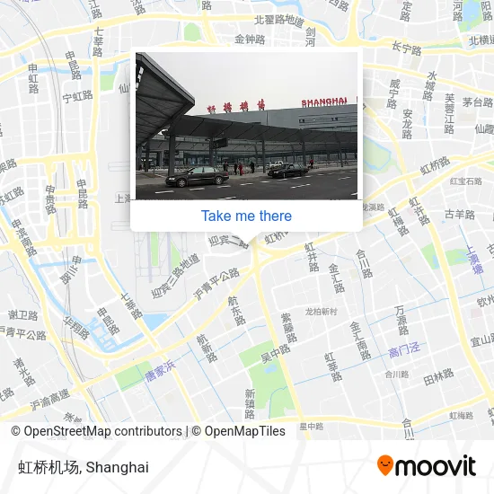 虹桥机场 map