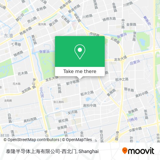 泰隆半导体上海有限公司-西北门 map