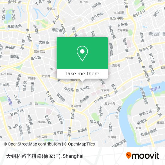 天钥桥路辛耕路(徐家汇) map