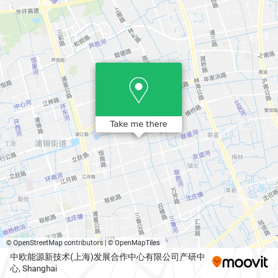中欧能源新技术(上海)发展合作中心有限公司产研中心 map