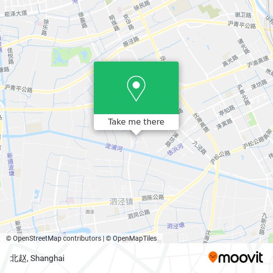北赵 map