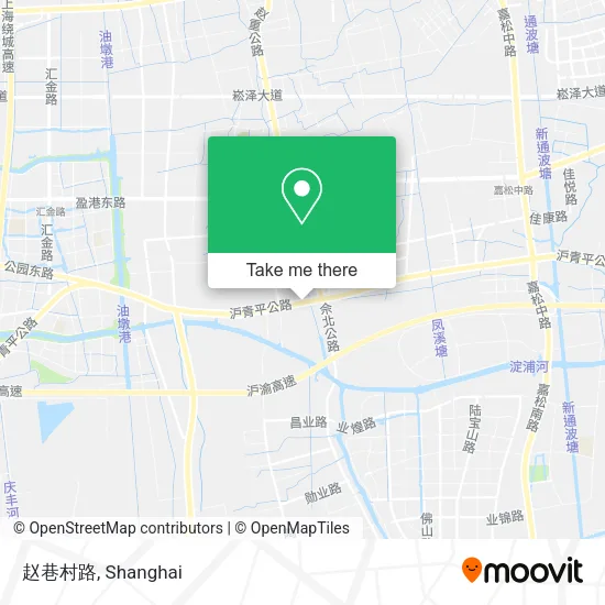 赵巷村路 map