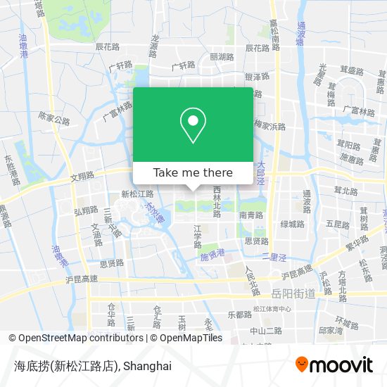 海底捞(新松江路店) map