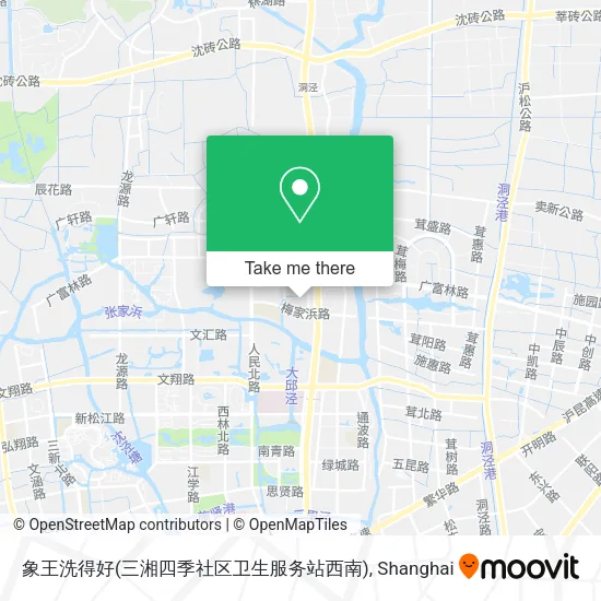 象王洗得好(三湘四季社区卫生服务站西南) map