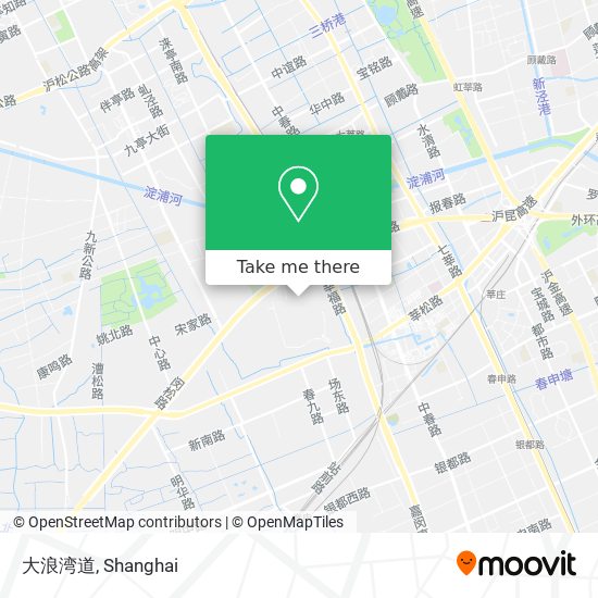 大浪湾道 map