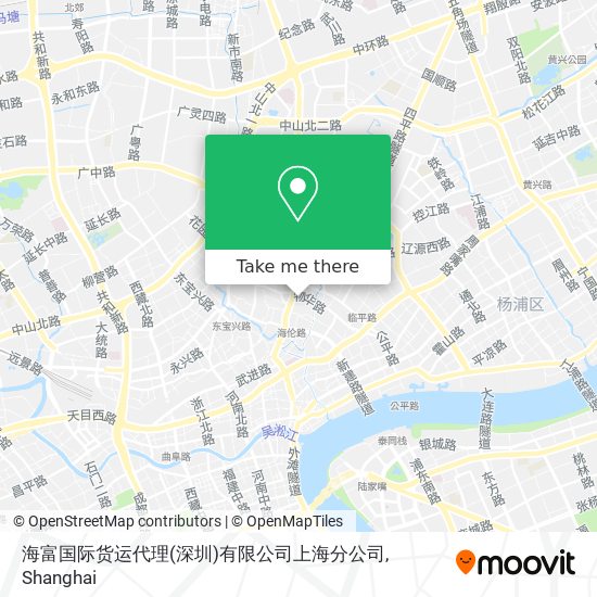 海富国际货运代理(深圳)有限公司上海分公司 map