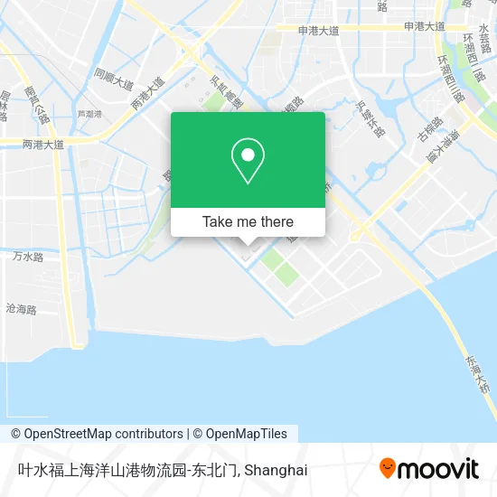 叶水福上海洋山港物流园-东北门 map