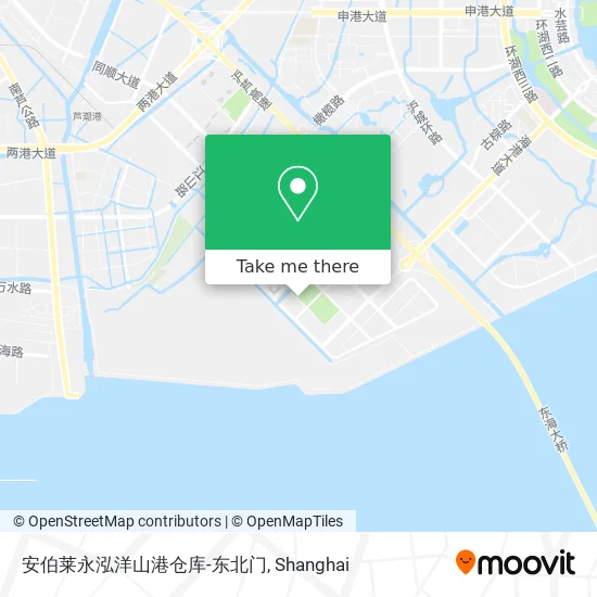 安伯莱永泓洋山港仓库-东北门 map