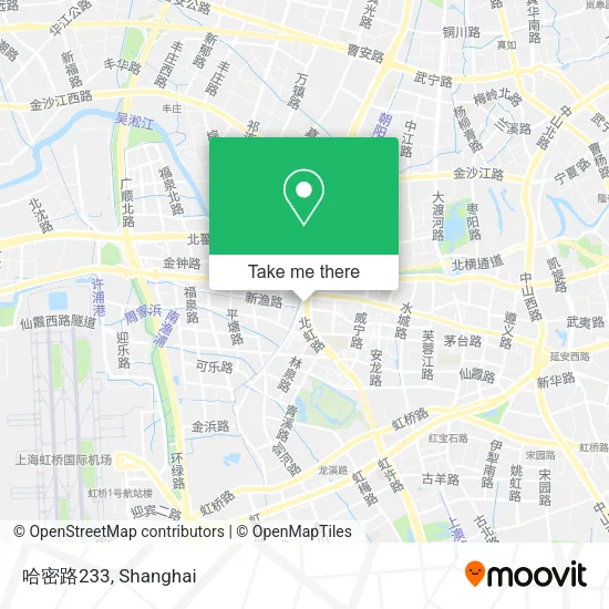 哈密路233 map