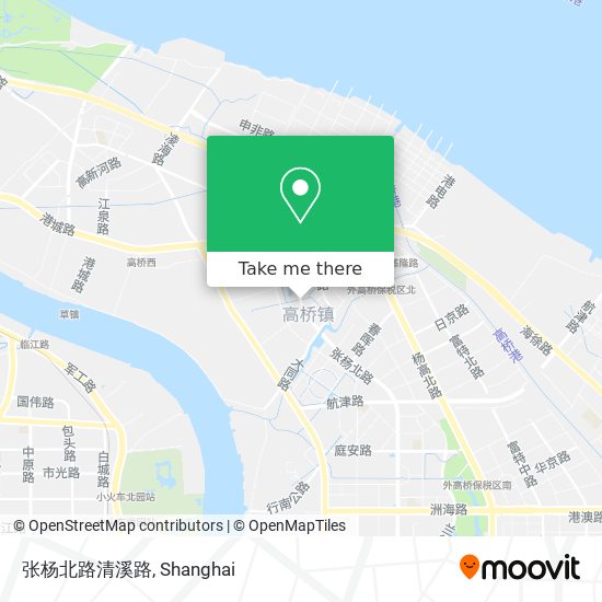 张杨北路清溪路 map