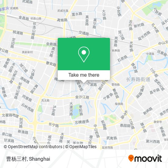 曹杨三村 map