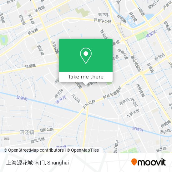 上海源花城-南门 map