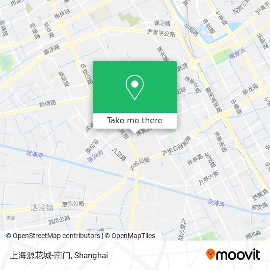 上海源花城-南门 map