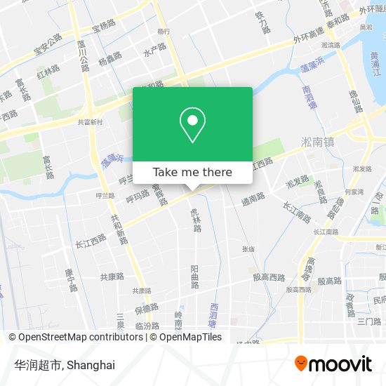华润超市 map