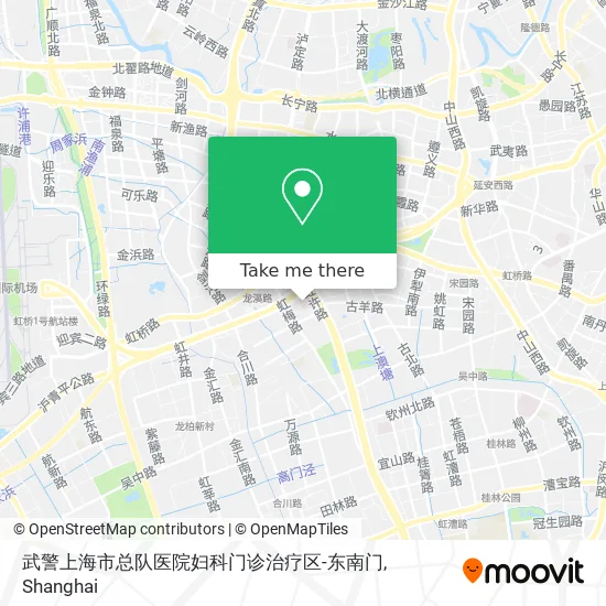 武警上海市总队医院妇科门诊治疗区-东南门 map