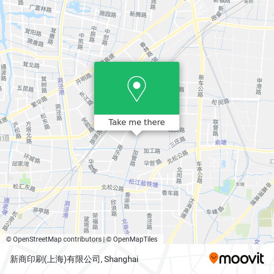 新商印刷(上海)有限公司 map