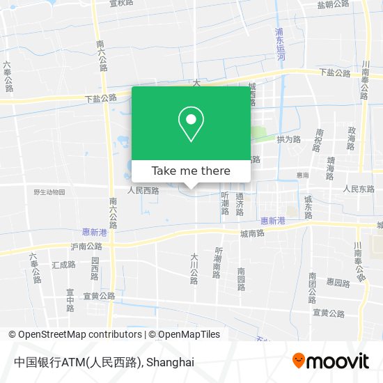 中国银行ATM(人民西路) map