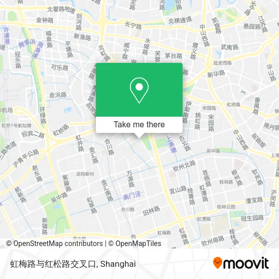 虹梅路与红松路交叉口 map