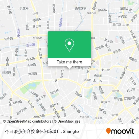 今日浪莎美容按摩休闲凉城店 map