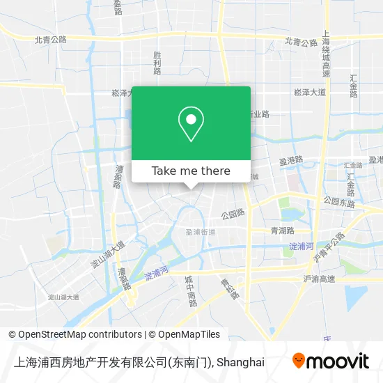 上海浦西房地产开发有限公司(东南门) map