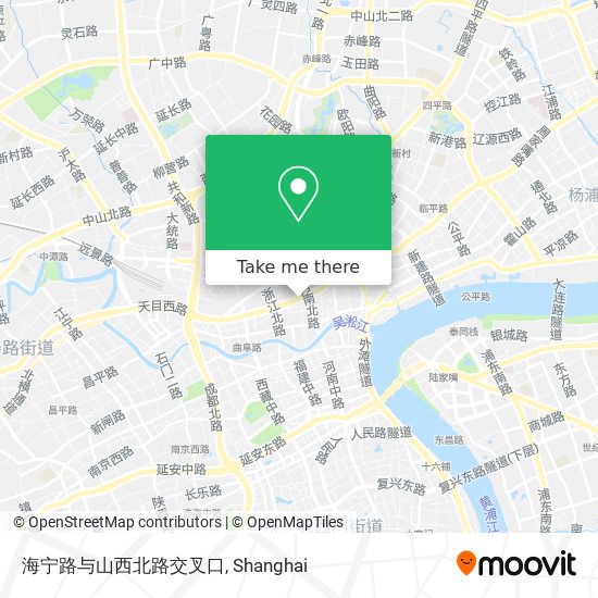 海宁路与山西北路交叉口 map