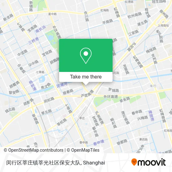 闵行区莘庄镇莘光社区保安大队 map