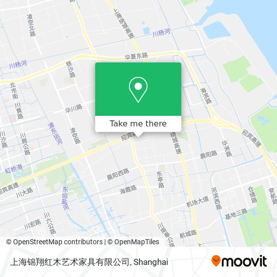 上海锦翔红木艺术家具有限公司 map
