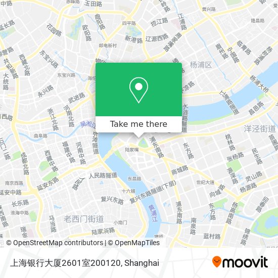 上海银行大厦2601室200120 map