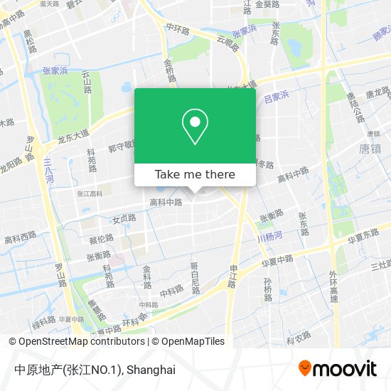 中原地产(张江NO.1) map
