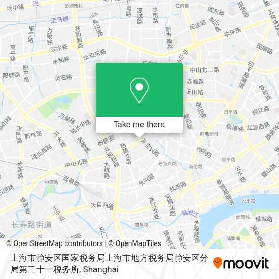 上海市静安区国家税务局上海市地方税务局静安区分局第二十一税务所 map