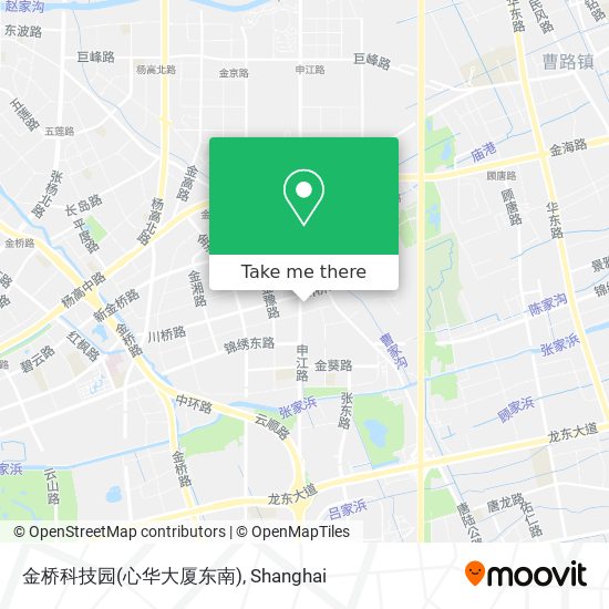 金桥科技园(心华大厦东南) map