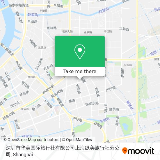 深圳市华美国际旅行社有限公司上海纵美旅行社分公司 map