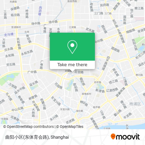 曲阳小区(东体育会路) map